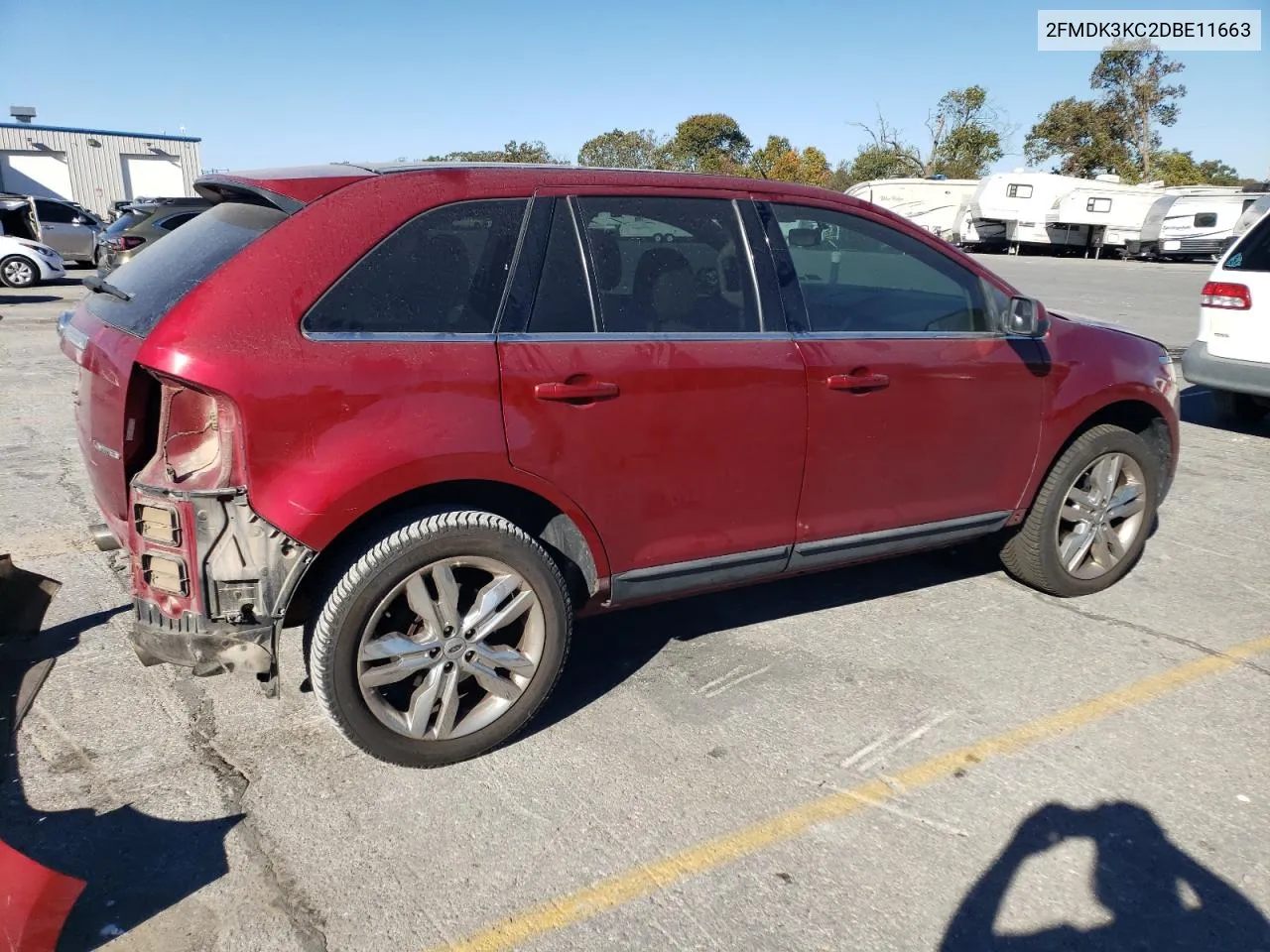 2013 Ford Edge Limited VIN: 2FMDK3KC2DBE11663 Lot: 74474984