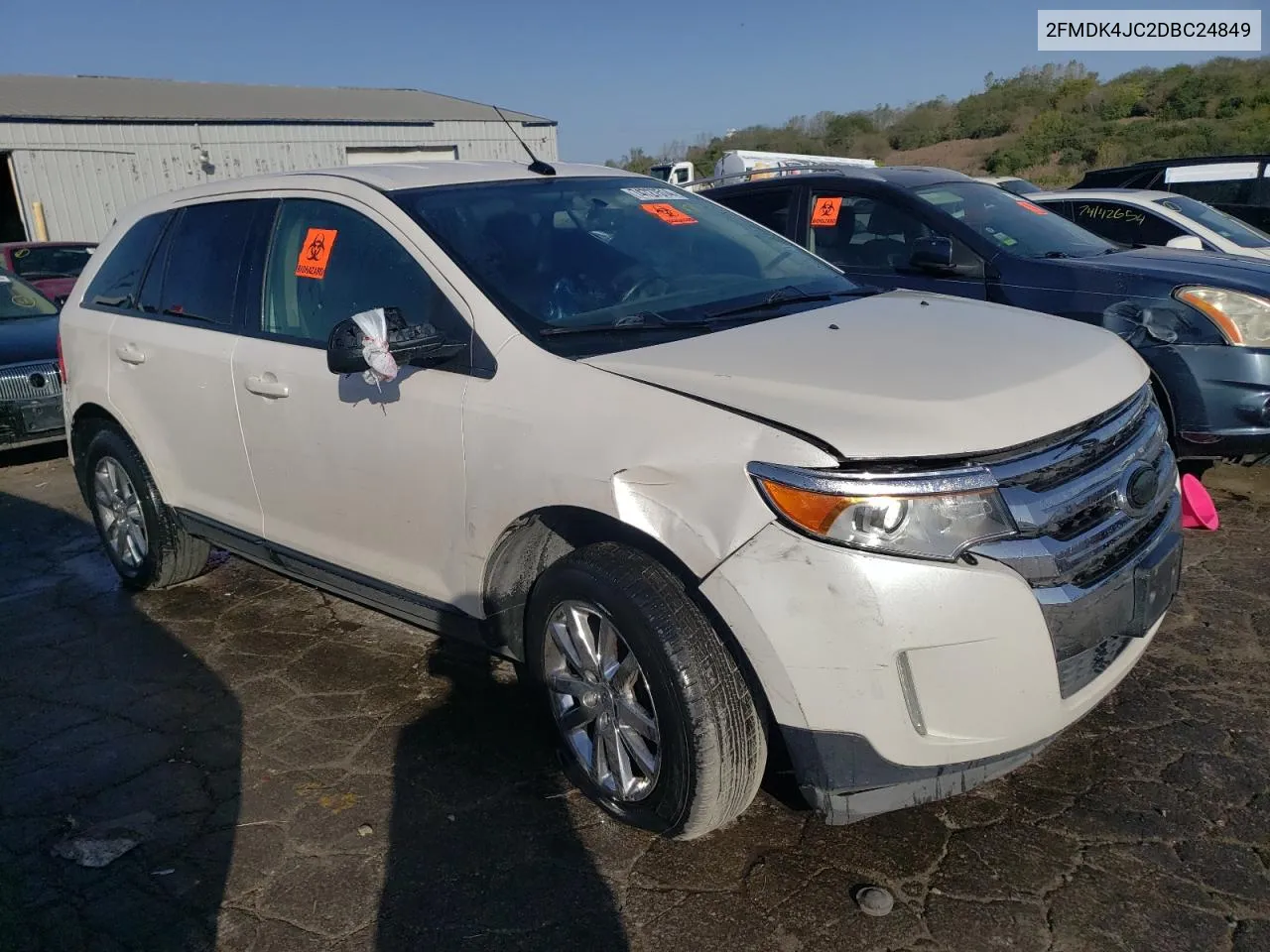 2013 Ford Edge Sel VIN: 2FMDK4JC2DBC24849 Lot: 74727514