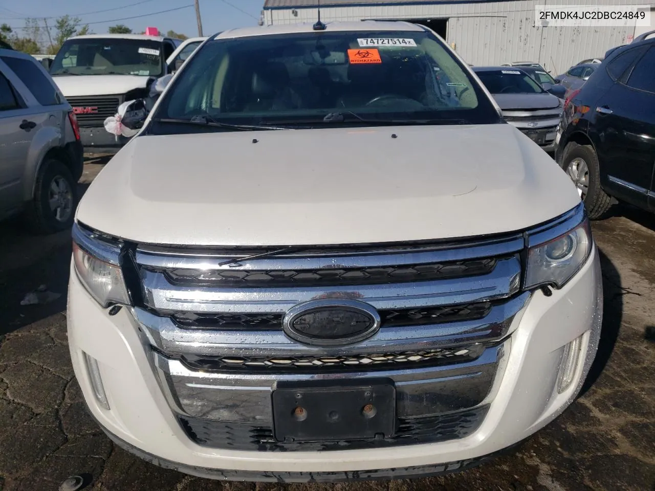 2013 Ford Edge Sel VIN: 2FMDK4JC2DBC24849 Lot: 74727514