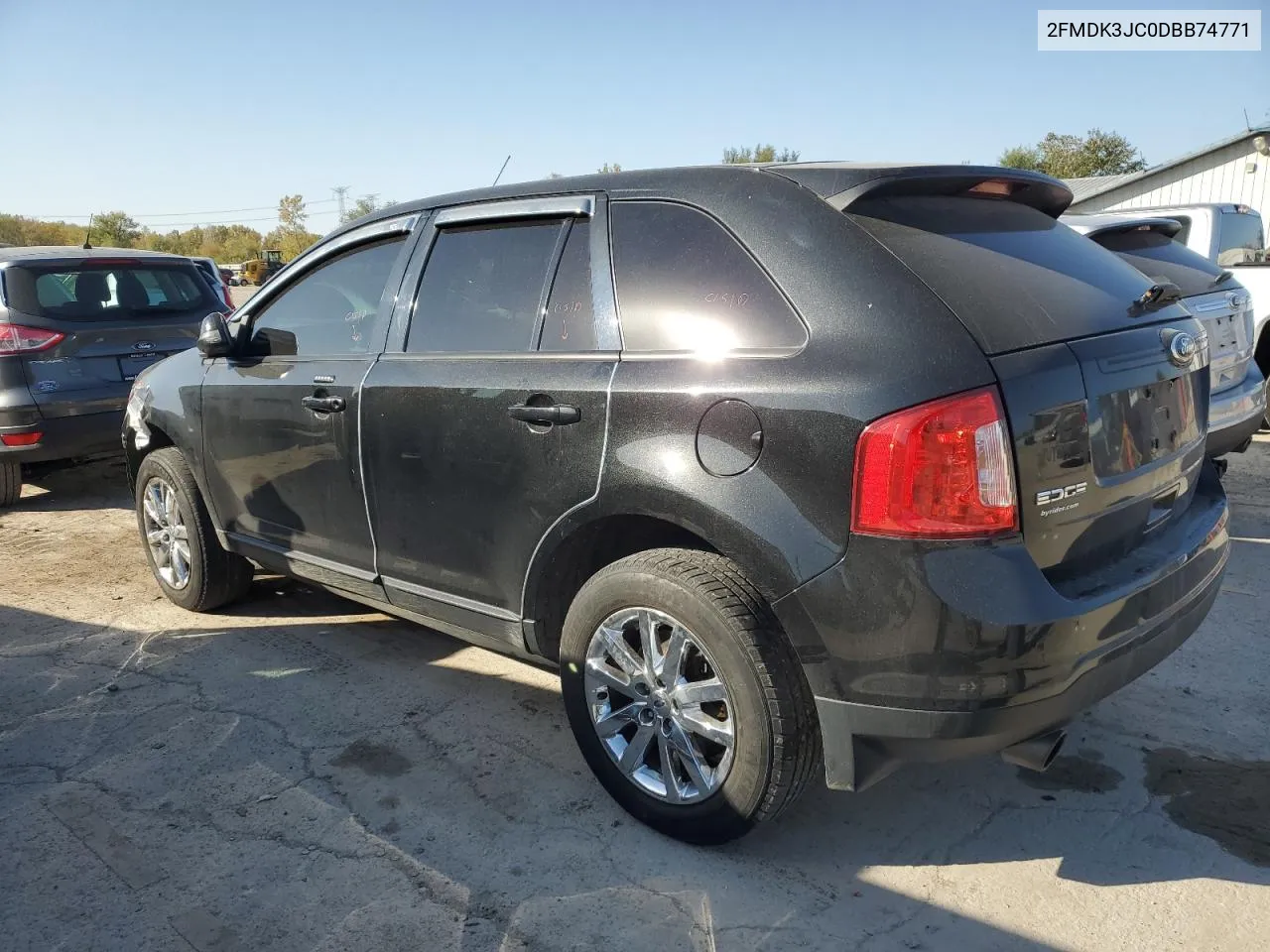 2013 Ford Edge Sel VIN: 2FMDK3JC0DBB74771 Lot: 74820544