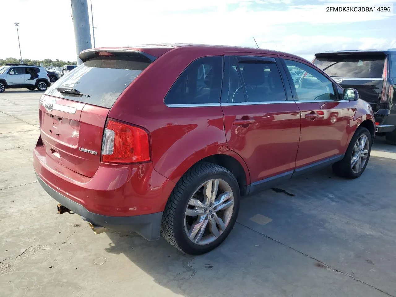 2013 Ford Edge Limited VIN: 2FMDK3KC3DBA14396 Lot: 74972184