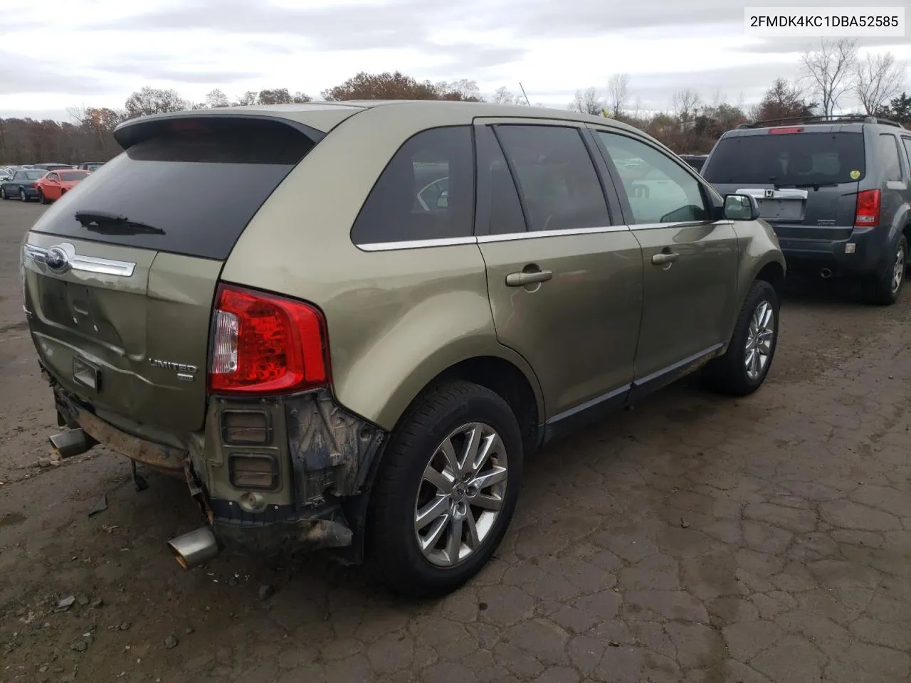 2013 Ford Edge Limited VIN: 2FMDK4KC1DBA52585 Lot: 75005594