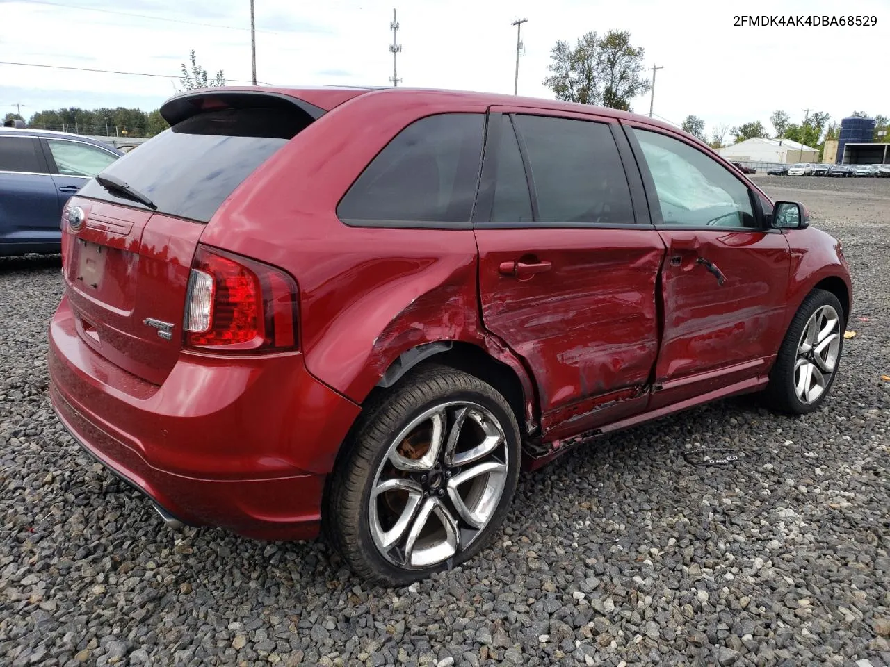 2013 Ford Edge Sport VIN: 2FMDK4AK4DBA68529 Lot: 75025314