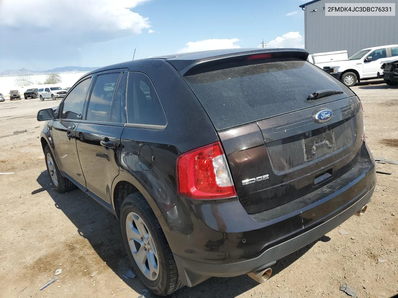 2013 Ford Edge Sel VIN: 2FMDK4JC3DBC76331 Lot: 75133354