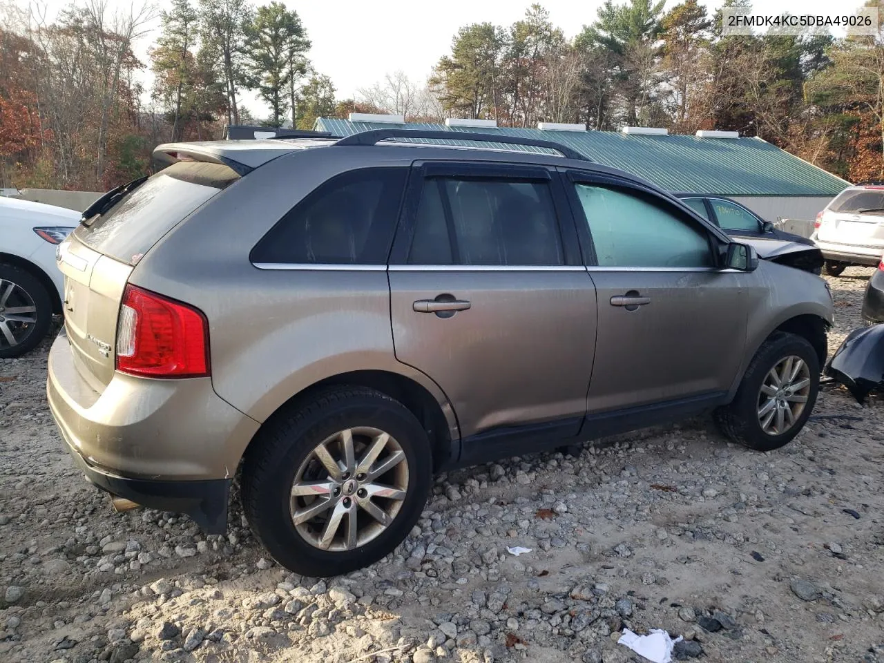 2013 Ford Edge Limited VIN: 2FMDK4KC5DBA49026 Lot: 75311694