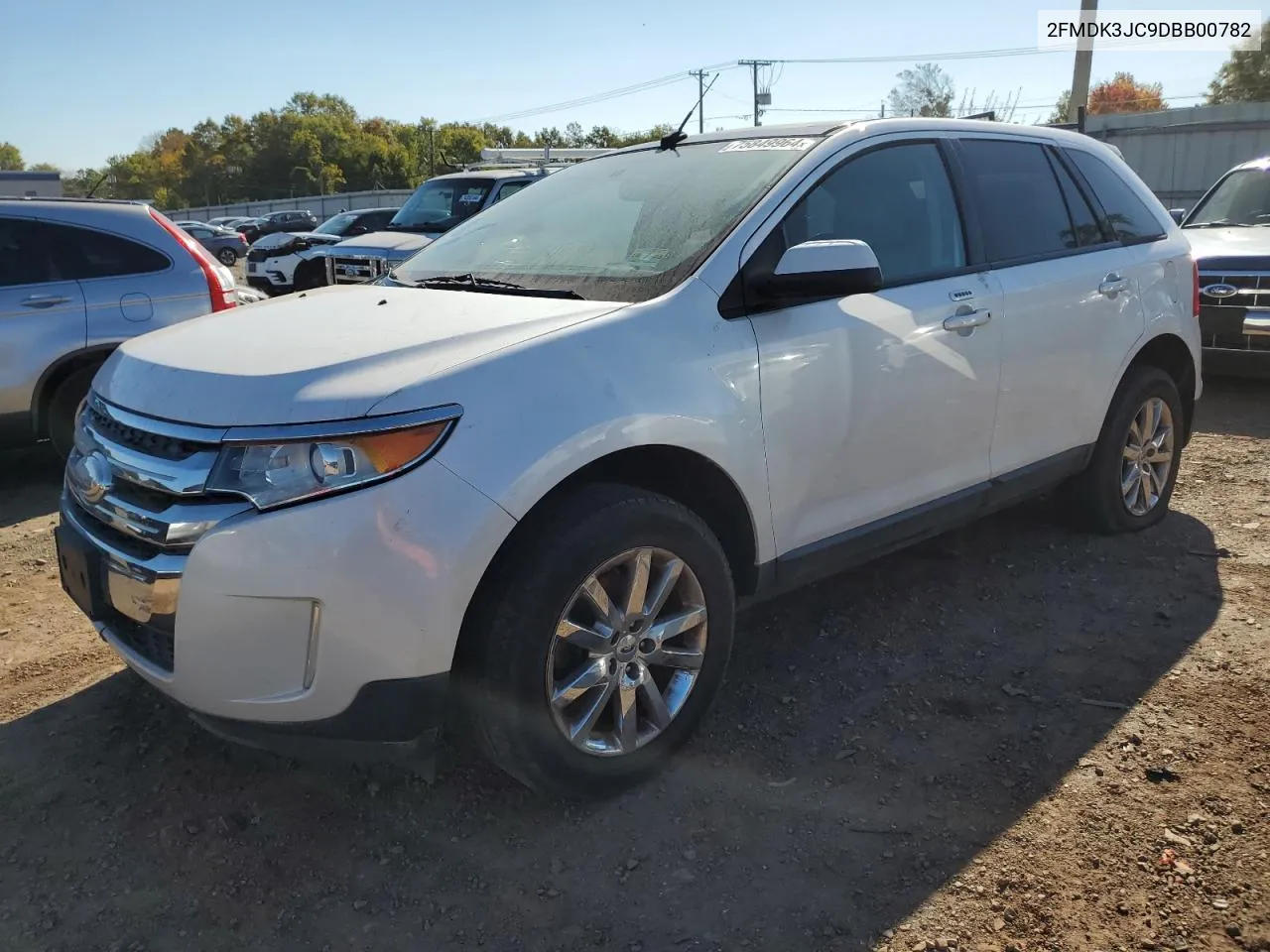 2013 Ford Edge Sel VIN: 2FMDK3JC9DBB00782 Lot: 75849964