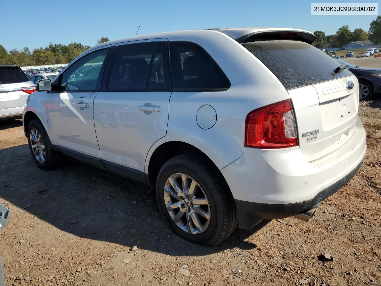 2013 Ford Edge Sel VIN: 2FMDK3JC9DBB00782 Lot: 75849964