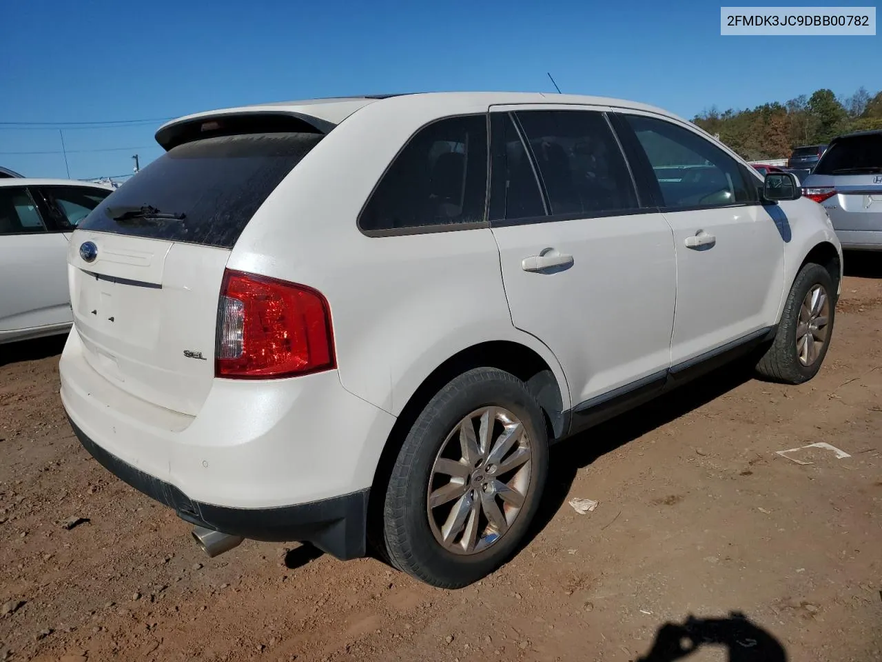 2013 Ford Edge Sel VIN: 2FMDK3JC9DBB00782 Lot: 75849964