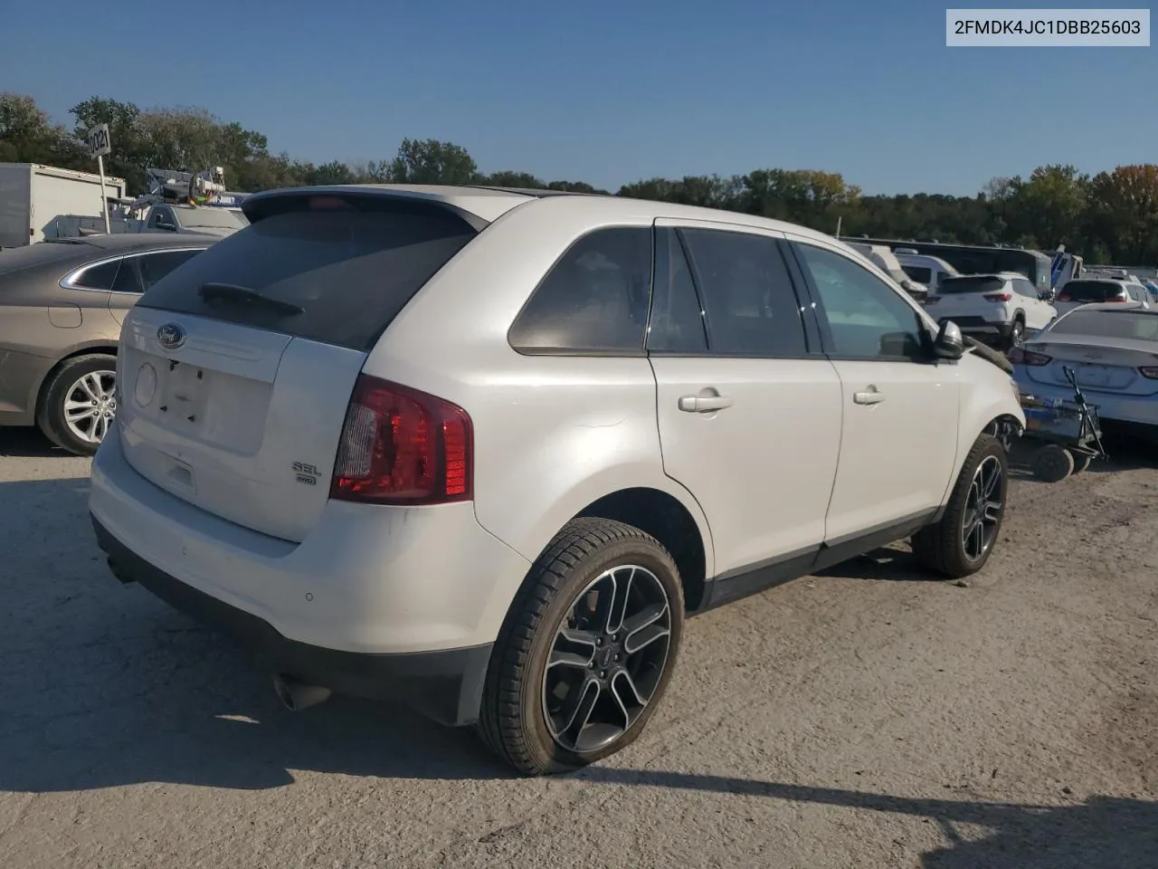 2013 Ford Edge Sel VIN: 2FMDK4JC1DBB25603 Lot: 75871394