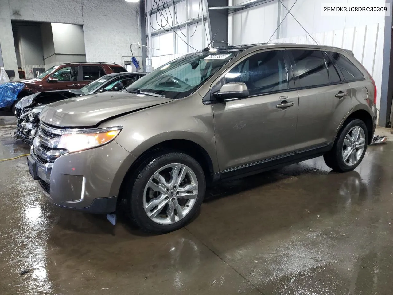 2013 Ford Edge Sel VIN: 2FMDK3JC8DBC30309 Lot: 76017824