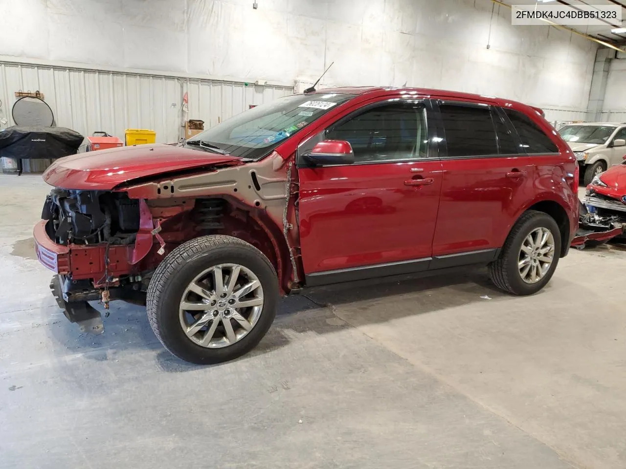 2013 Ford Edge Sel VIN: 2FMDK4JC4DBB51323 Lot: 76028124