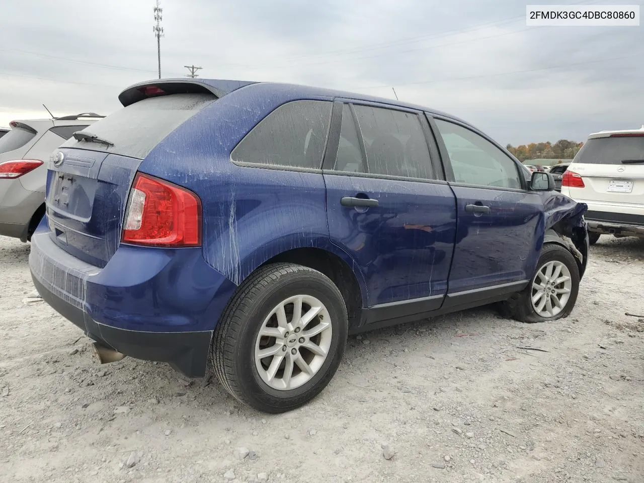 2013 Ford Edge Se VIN: 2FMDK3GC4DBC80860 Lot: 76031954