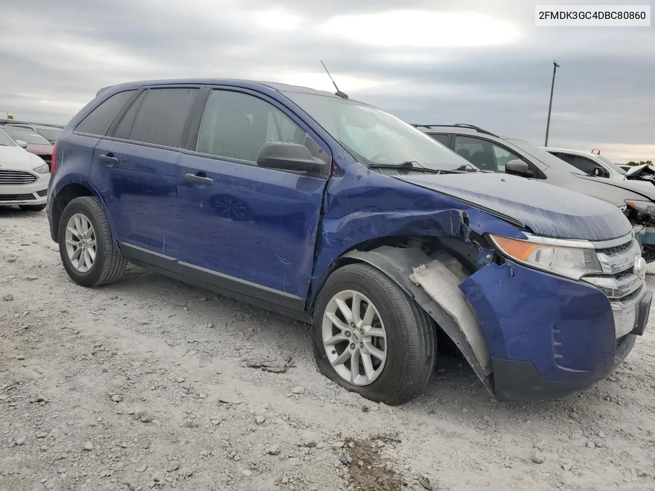 2013 Ford Edge Se VIN: 2FMDK3GC4DBC80860 Lot: 76031954