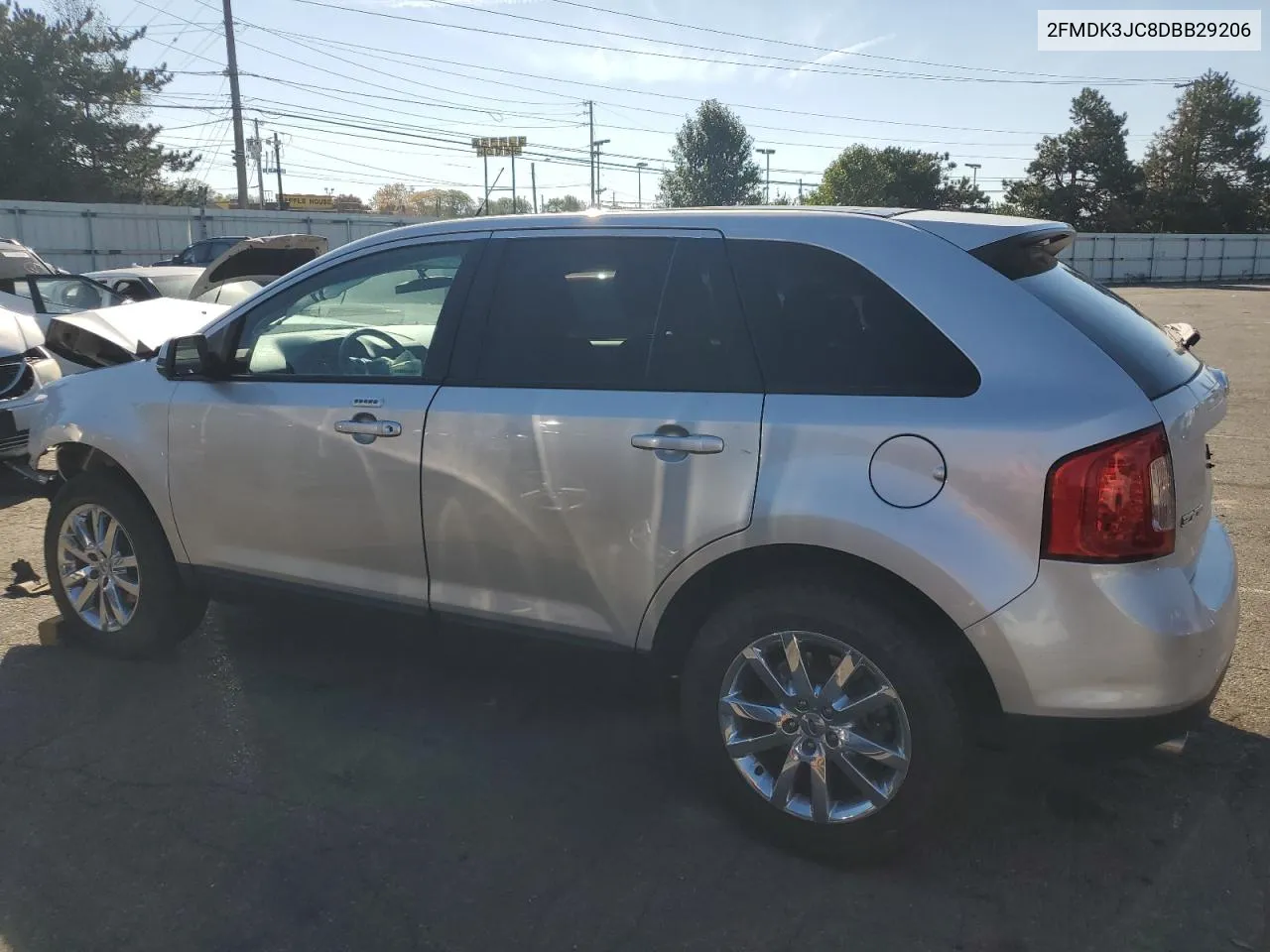 2013 Ford Edge Sel VIN: 2FMDK3JC8DBB29206 Lot: 76060874