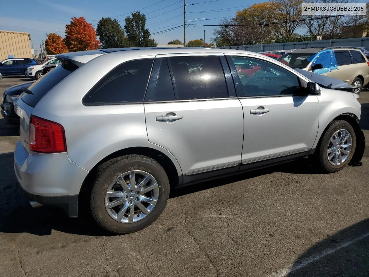 2013 Ford Edge Sel VIN: 2FMDK3JC8DBB29206 Lot: 76060874