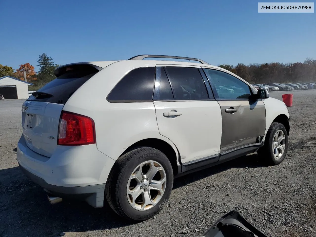 2013 Ford Edge Sel VIN: 2FMDK3JC5DBB70988 Lot: 76444774