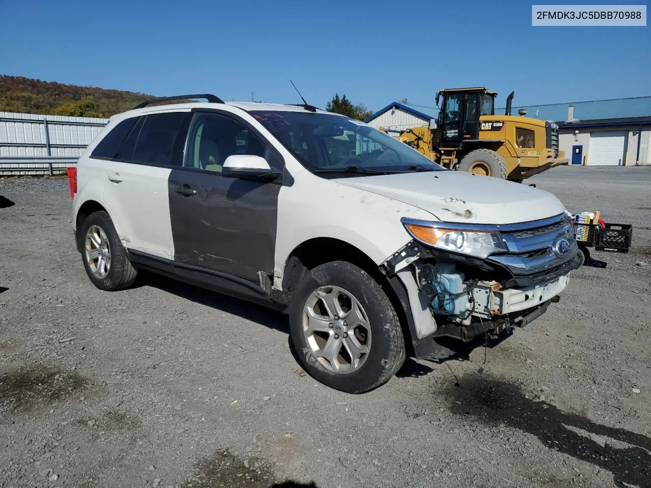 2013 Ford Edge Sel VIN: 2FMDK3JC5DBB70988 Lot: 76444774