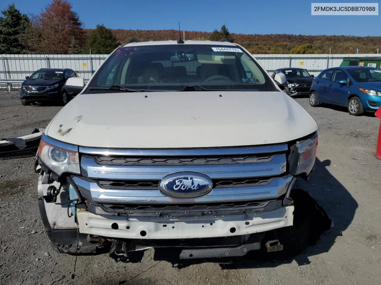 2013 Ford Edge Sel VIN: 2FMDK3JC5DBB70988 Lot: 76444774