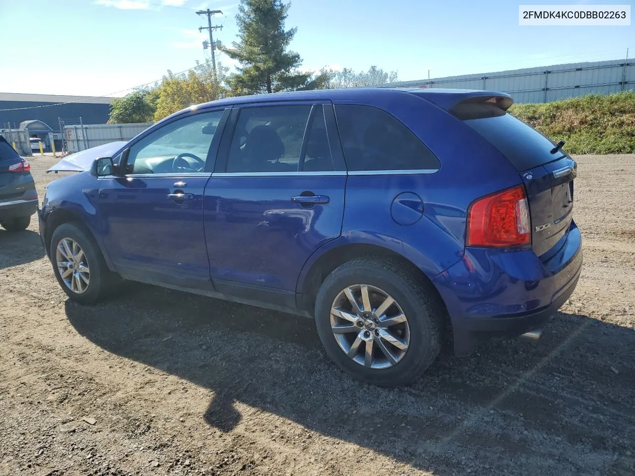 2013 Ford Edge Limited VIN: 2FMDK4KC0DBB02263 Lot: 76538724