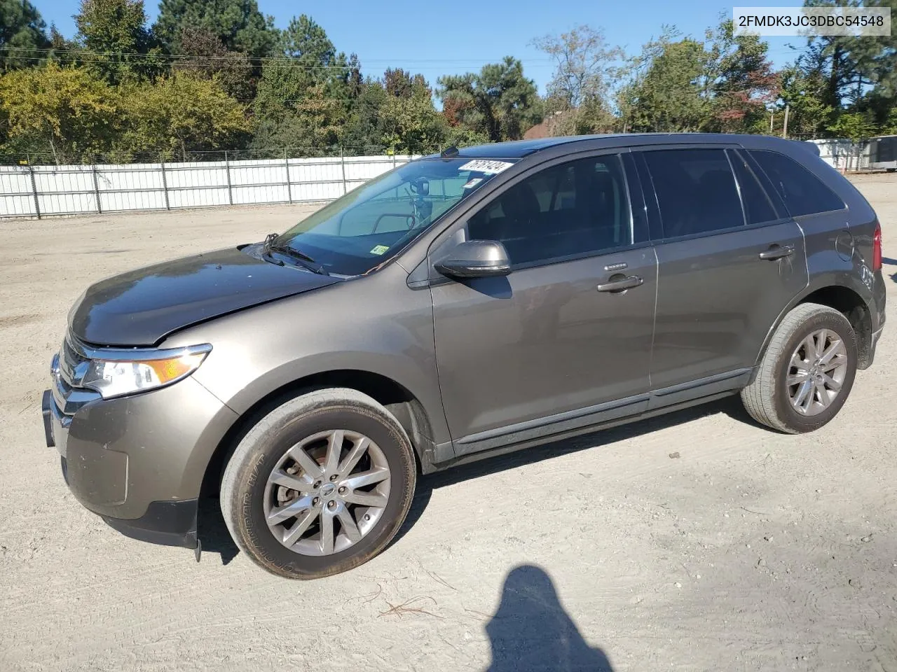 2013 Ford Edge Sel VIN: 2FMDK3JC3DBC54548 Lot: 76761424