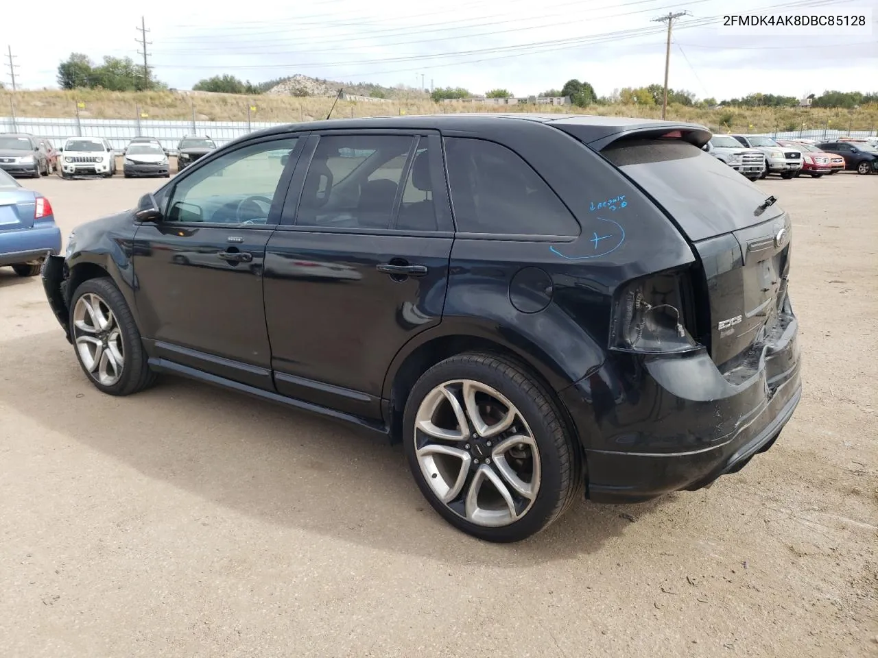 2013 Ford Edge Sport VIN: 2FMDK4AK8DBC85128 Lot: 76806144