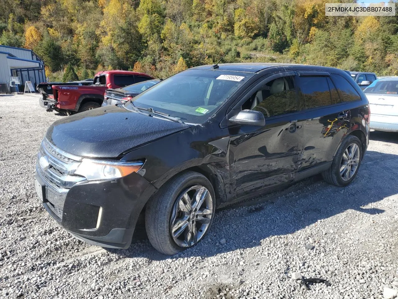 2013 Ford Edge Sel VIN: 2FMDK4JC3DBB07488 Lot: 77195954