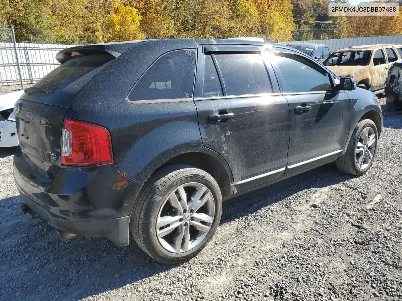 2013 Ford Edge Sel VIN: 2FMDK4JC3DBB07488 Lot: 77195954