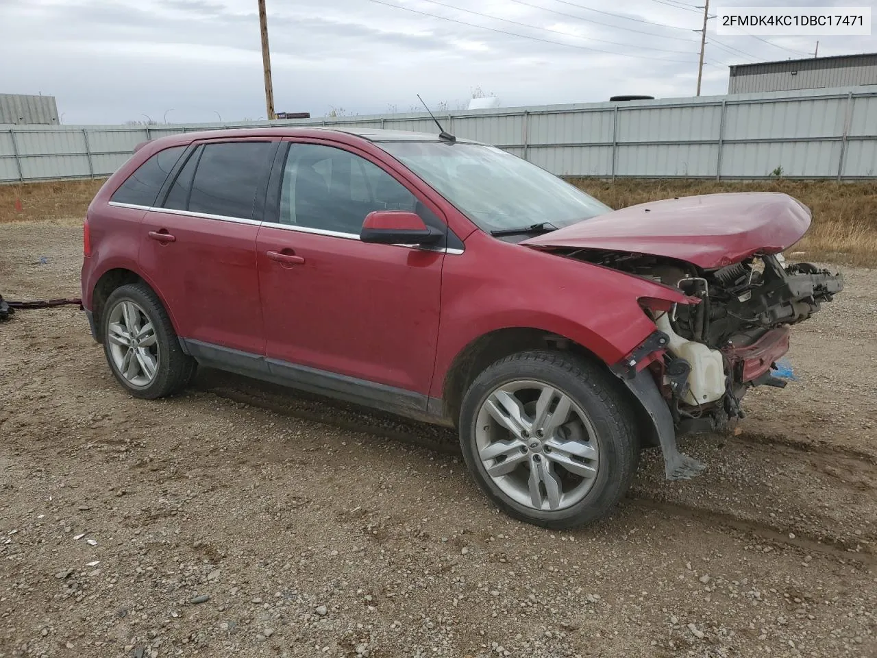 2013 Ford Edge Limited VIN: 2FMDK4KC1DBC17471 Lot: 77352044