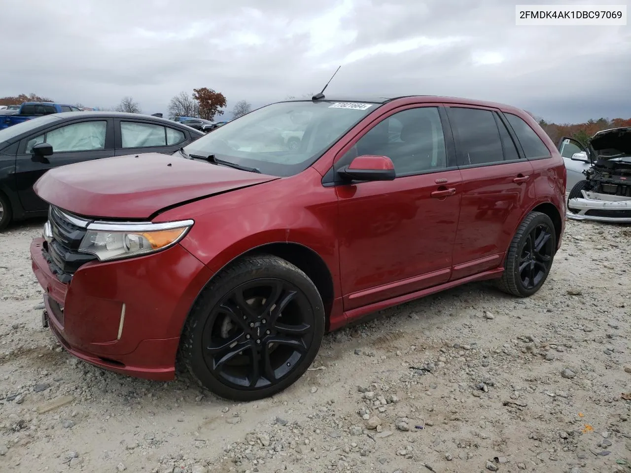 2013 Ford Edge Sport VIN: 2FMDK4AK1DBC97069 Lot: 77821664