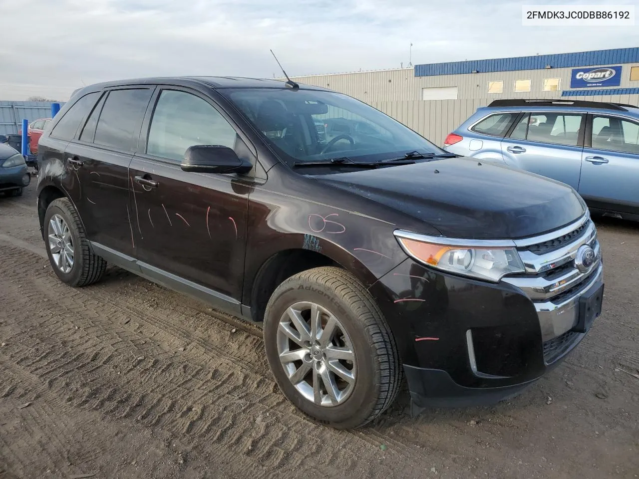 2013 Ford Edge Sel VIN: 2FMDK3JC0DBB86192 Lot: 77894644