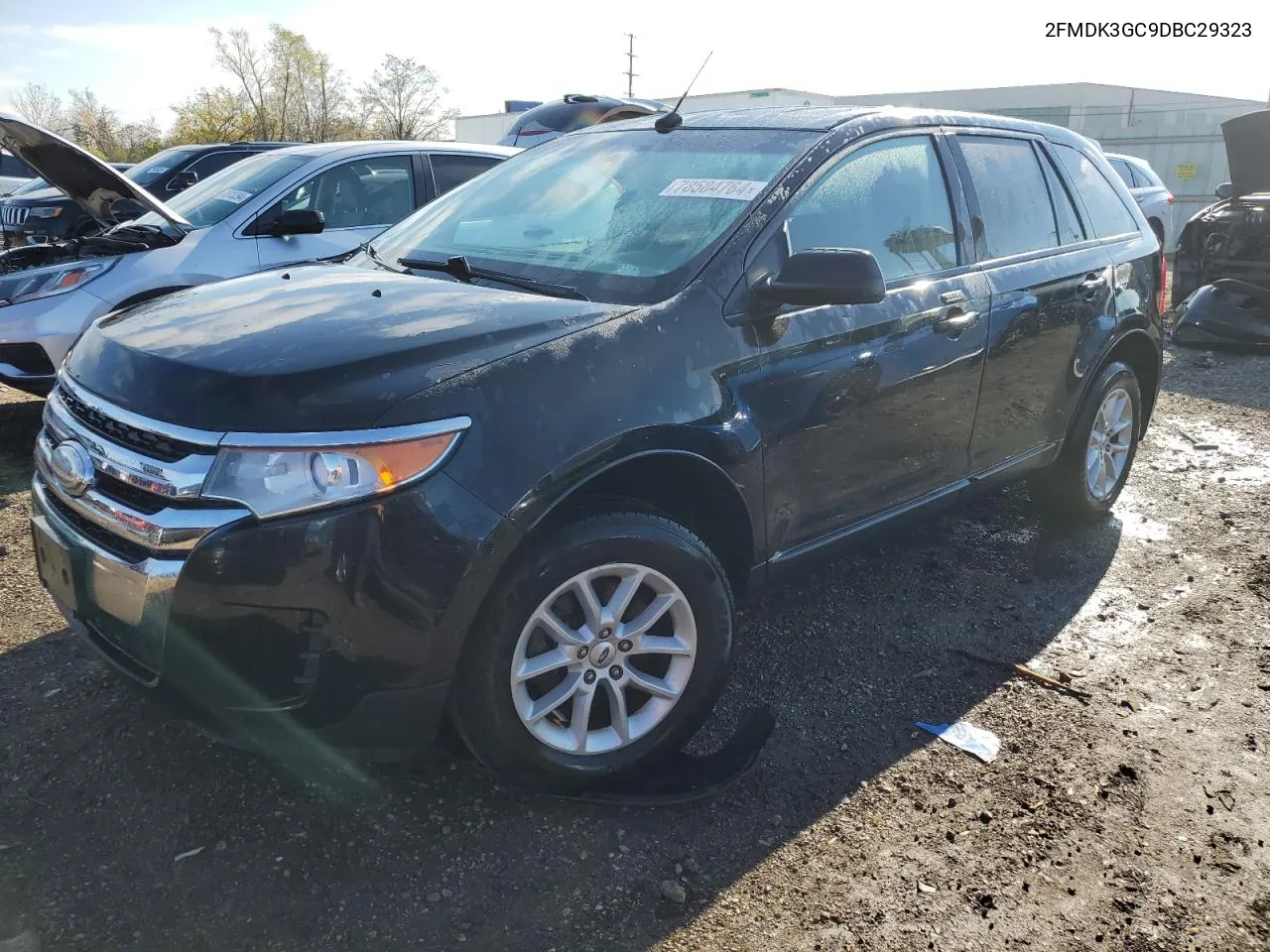 2013 Ford Edge Se VIN: 2FMDK3GC9DBC29323 Lot: 78584764