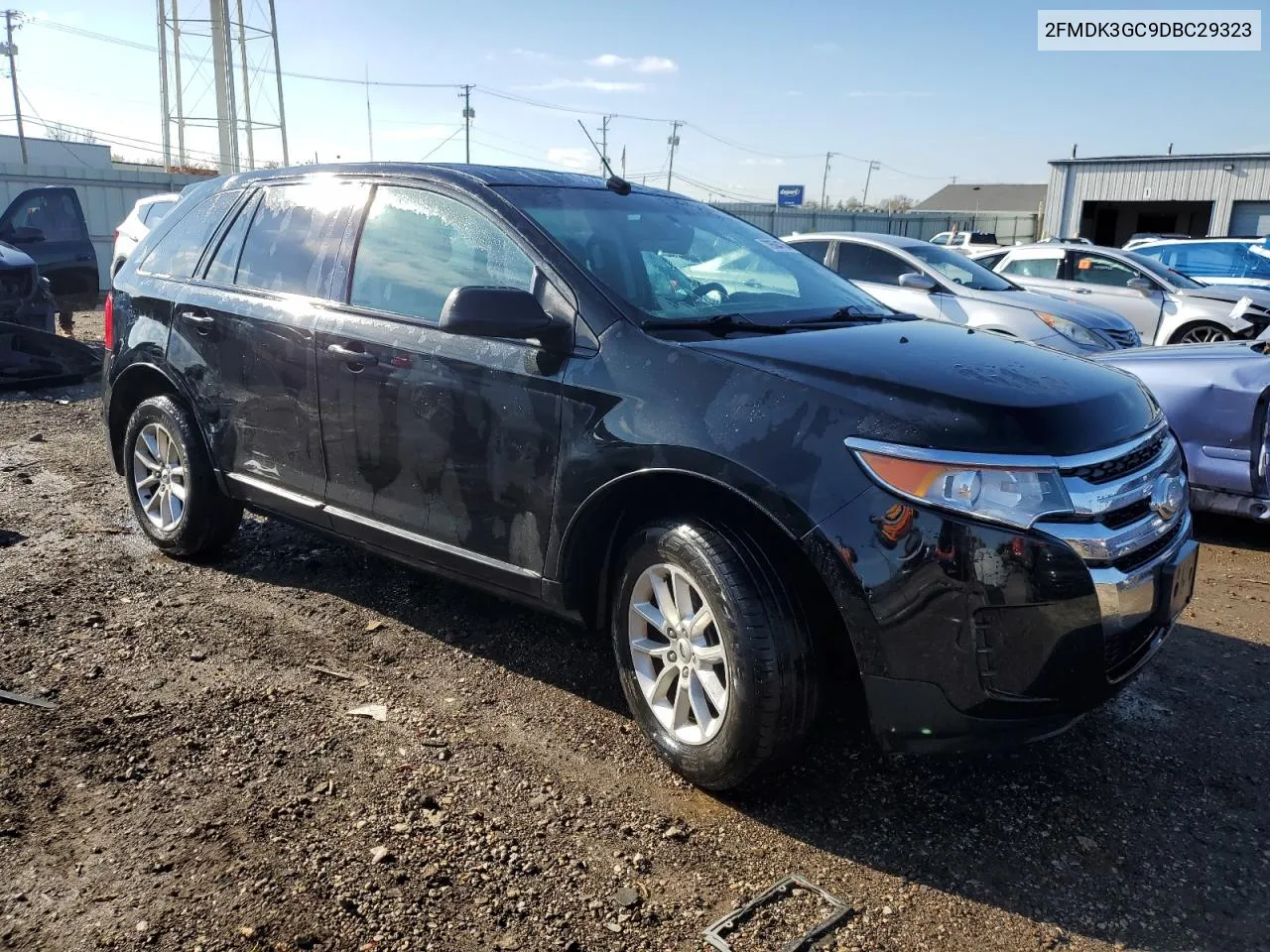 2013 Ford Edge Se VIN: 2FMDK3GC9DBC29323 Lot: 78584764