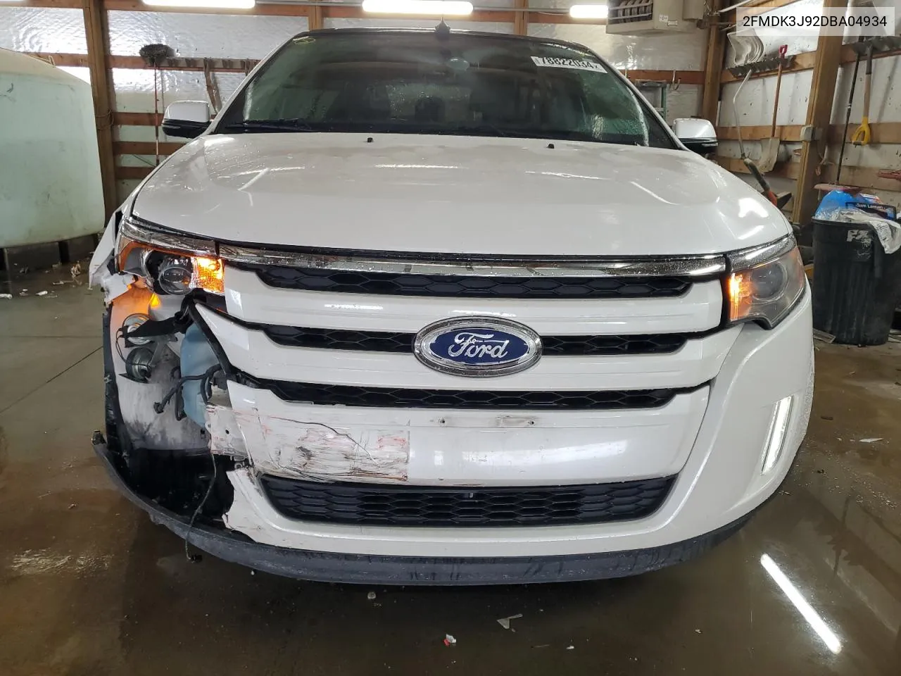 2013 Ford Edge Sel VIN: 2FMDK3J92DBA04934 Lot: 78822034