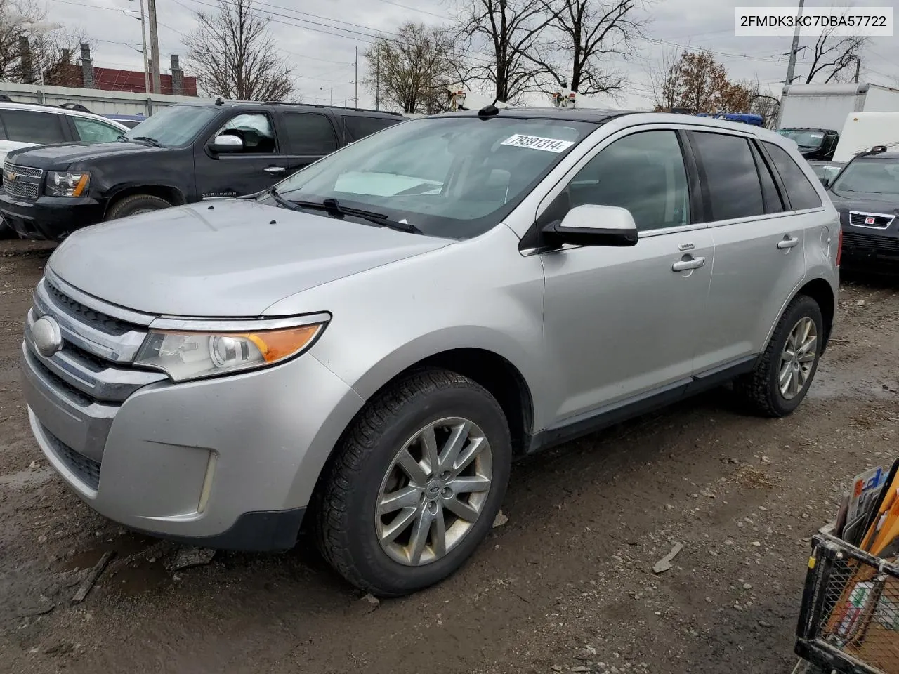 2013 Ford Edge Limited VIN: 2FMDK3KC7DBA57722 Lot: 79391314