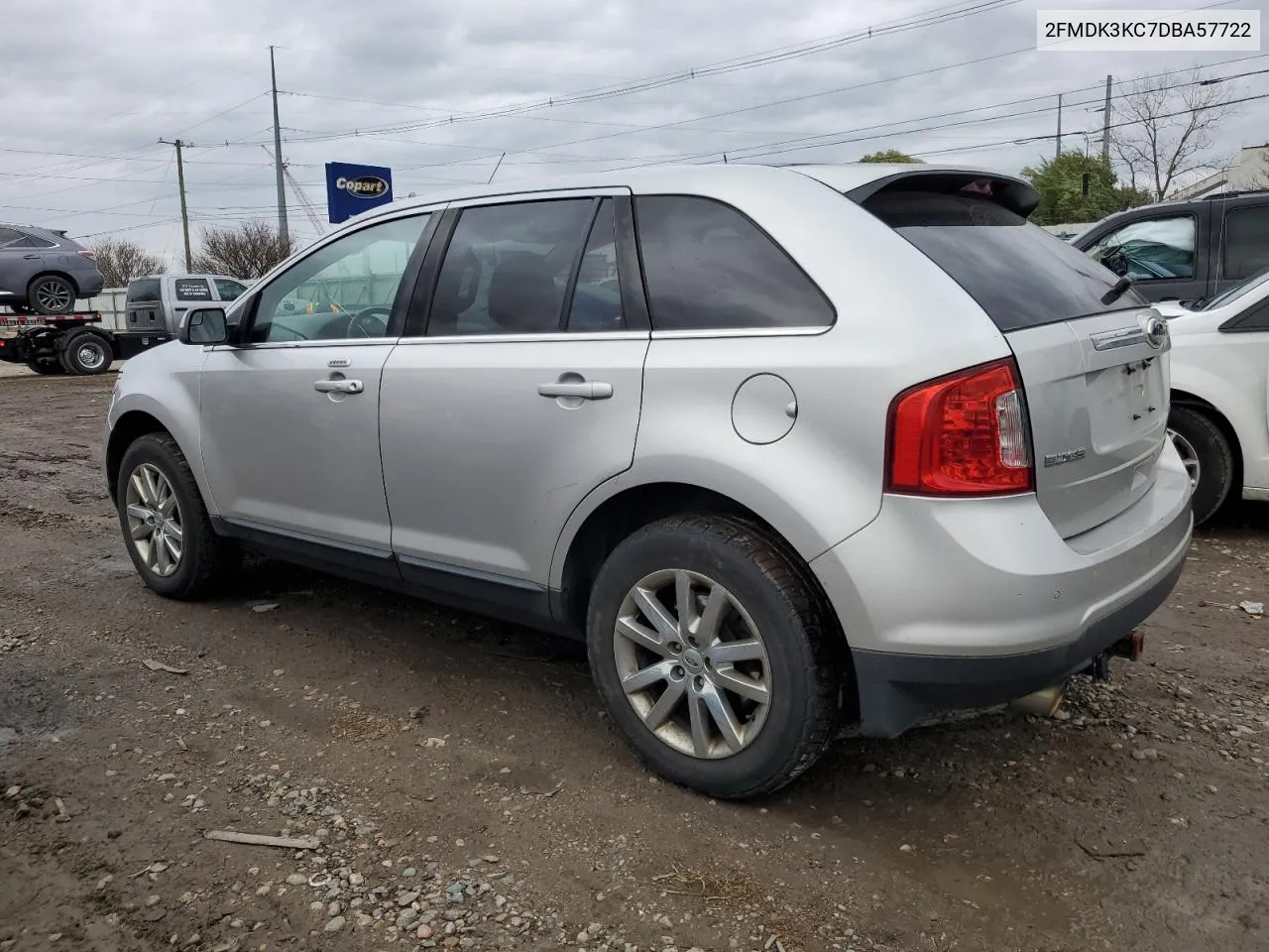 2013 Ford Edge Limited VIN: 2FMDK3KC7DBA57722 Lot: 79391314