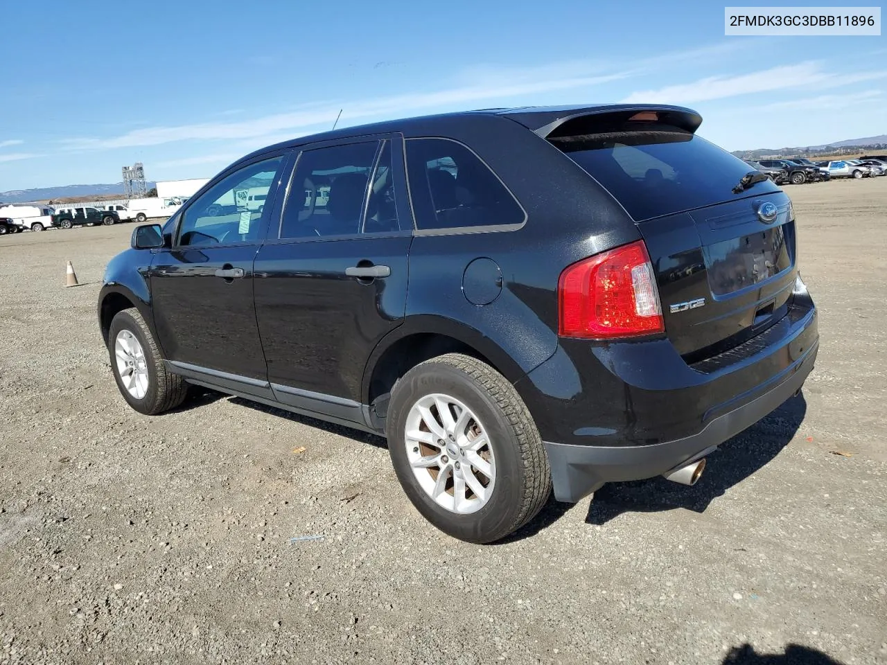 2013 Ford Edge Se VIN: 2FMDK3GC3DBB11896 Lot: 79487384