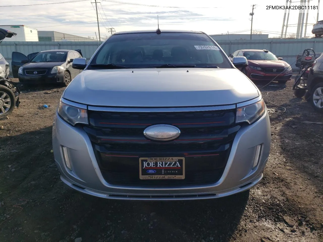 2013 Ford Edge Sport VIN: 2FMDK3AK2DBC11181 Lot: 79762614