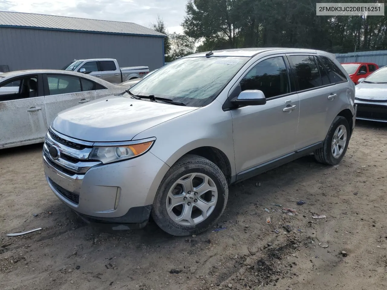 2FMDK3JC2DBE16251 2013 Ford Edge Sel