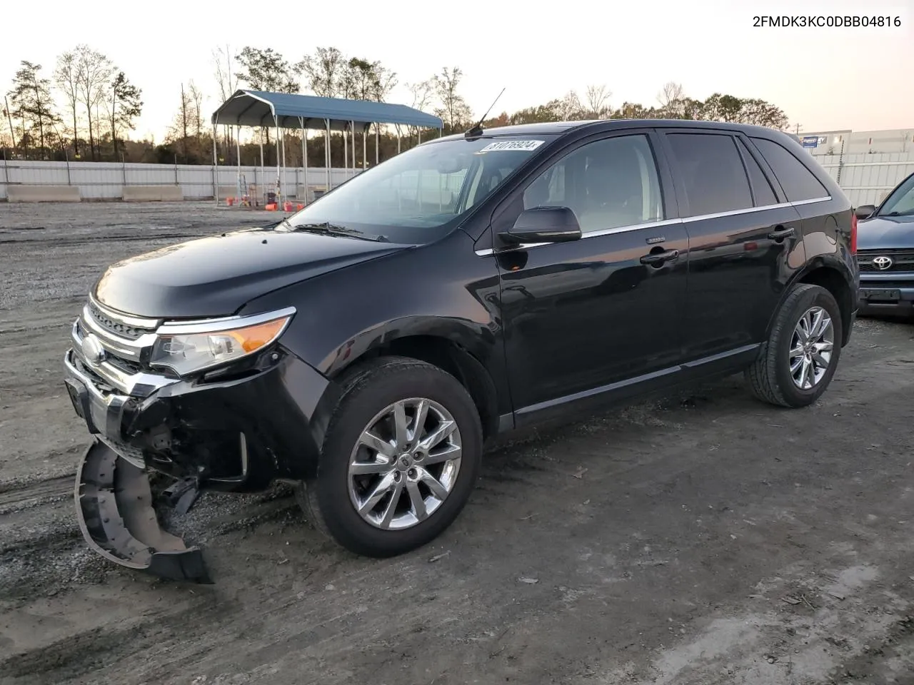 2013 Ford Edge Limited VIN: 2FMDK3KC0DBB04816 Lot: 81076924