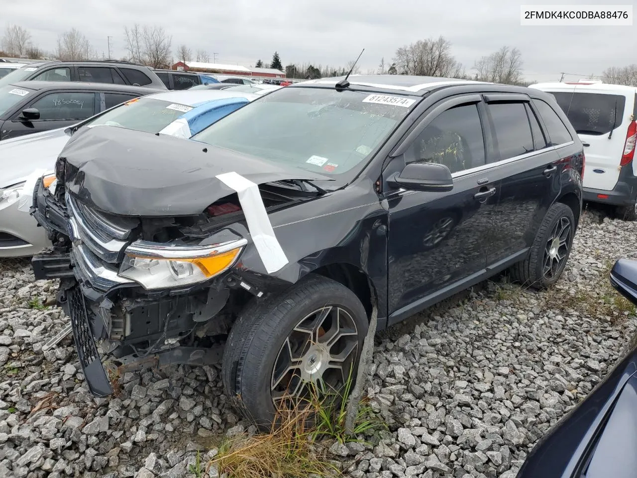 2013 Ford Edge Limited VIN: 2FMDK4KC0DBA88476 Lot: 81243574