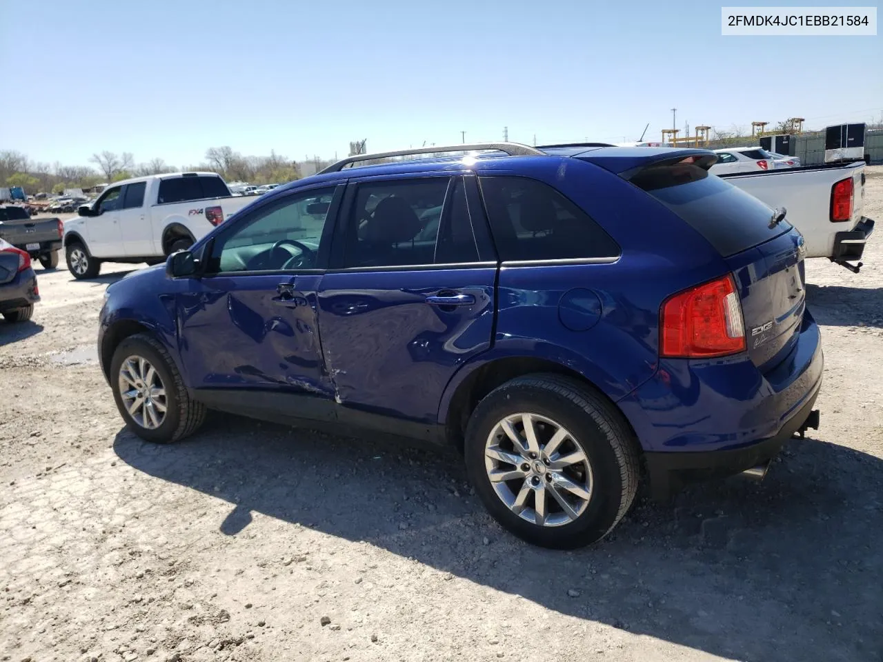 2014 Ford Edge Sel VIN: 2FMDK4JC1EBB21584 Lot: 48792514