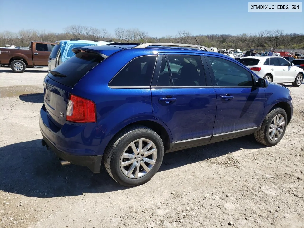 2014 Ford Edge Sel VIN: 2FMDK4JC1EBB21584 Lot: 48792514