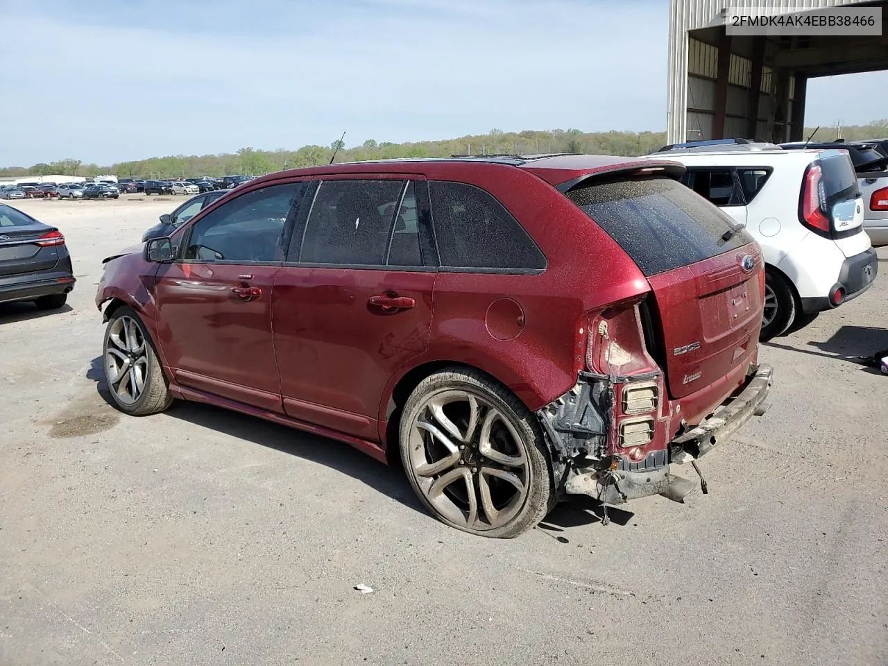 2014 Ford Edge Sport VIN: 2FMDK4AK4EBB38466 Lot: 51648234