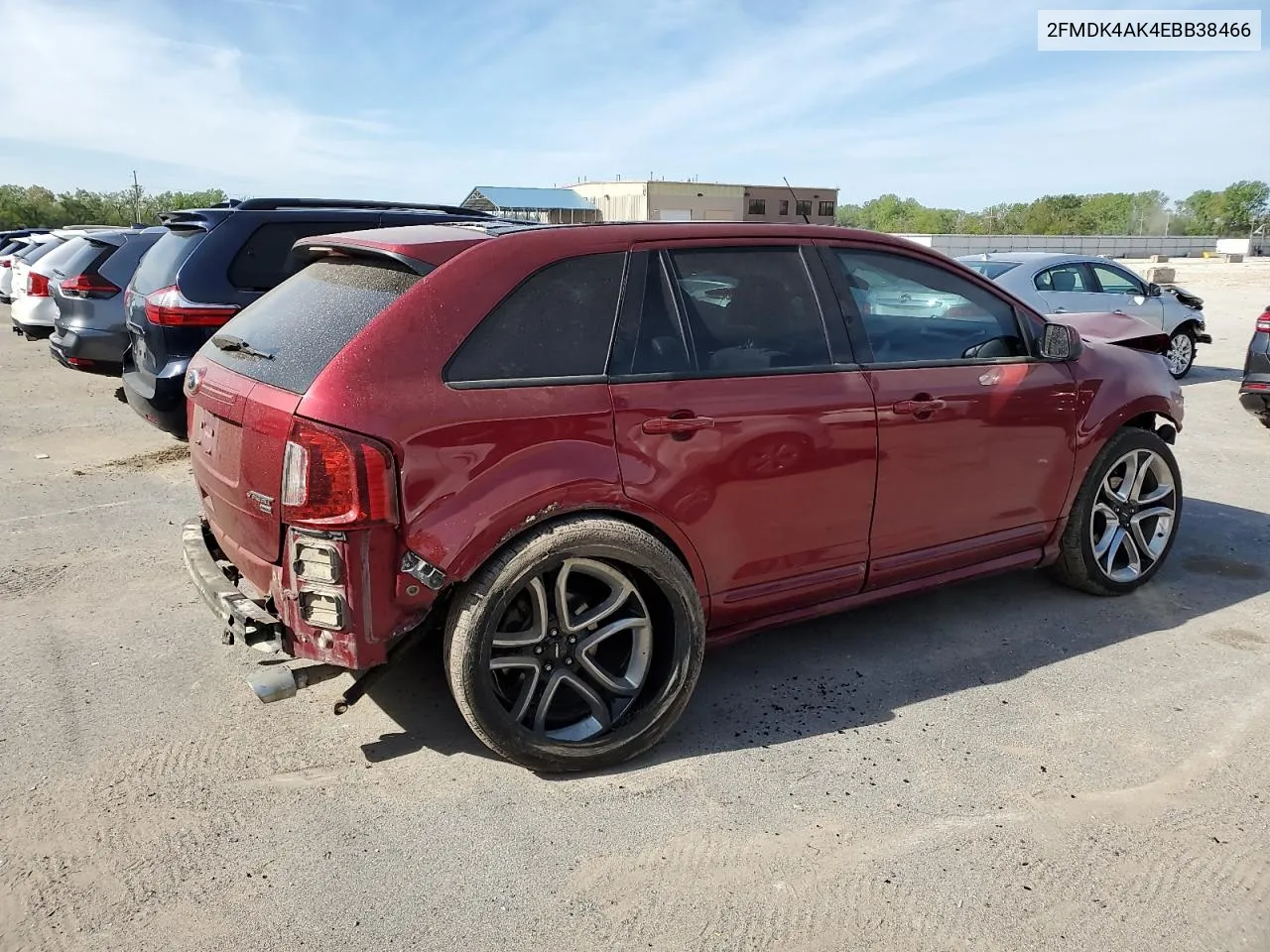 2014 Ford Edge Sport VIN: 2FMDK4AK4EBB38466 Lot: 51648234