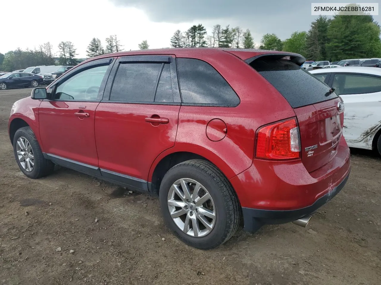 2014 Ford Edge Sel VIN: 2FMDK4JC2EBB16281 Lot: 53756924