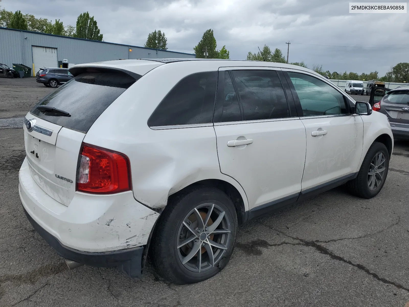 2014 Ford Edge Limited VIN: 2FMDK3KC8EBA90858 Lot: 55869224