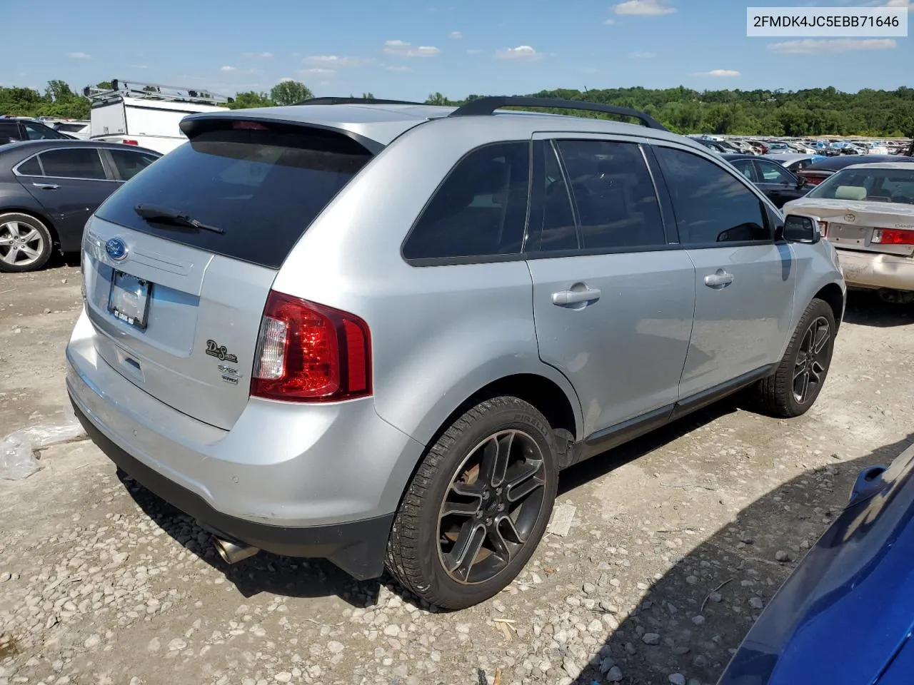 2014 Ford Edge Sel VIN: 2FMDK4JC5EBB71646 Lot: 57686494