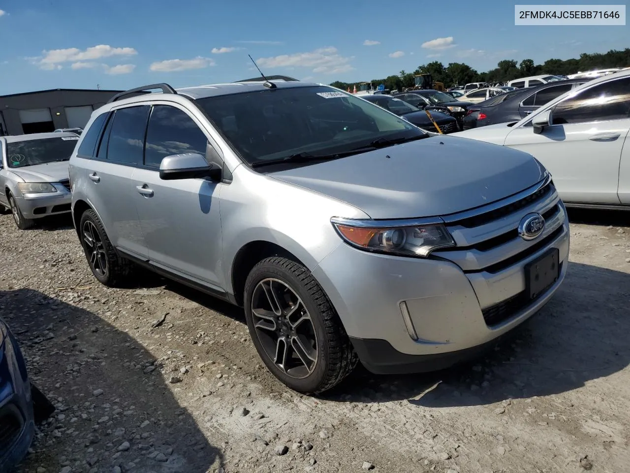 2014 Ford Edge Sel VIN: 2FMDK4JC5EBB71646 Lot: 57686494