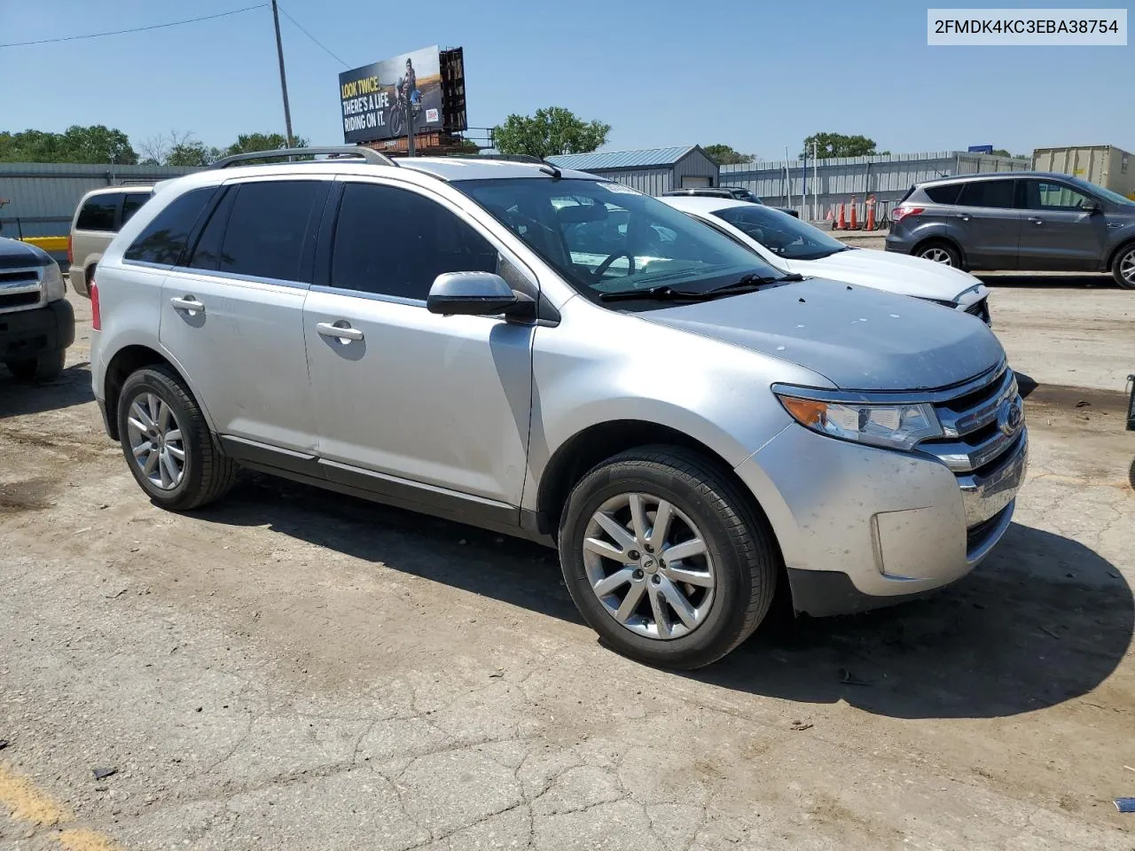 2014 Ford Edge Limited VIN: 2FMDK4KC3EBA38754 Lot: 58574184