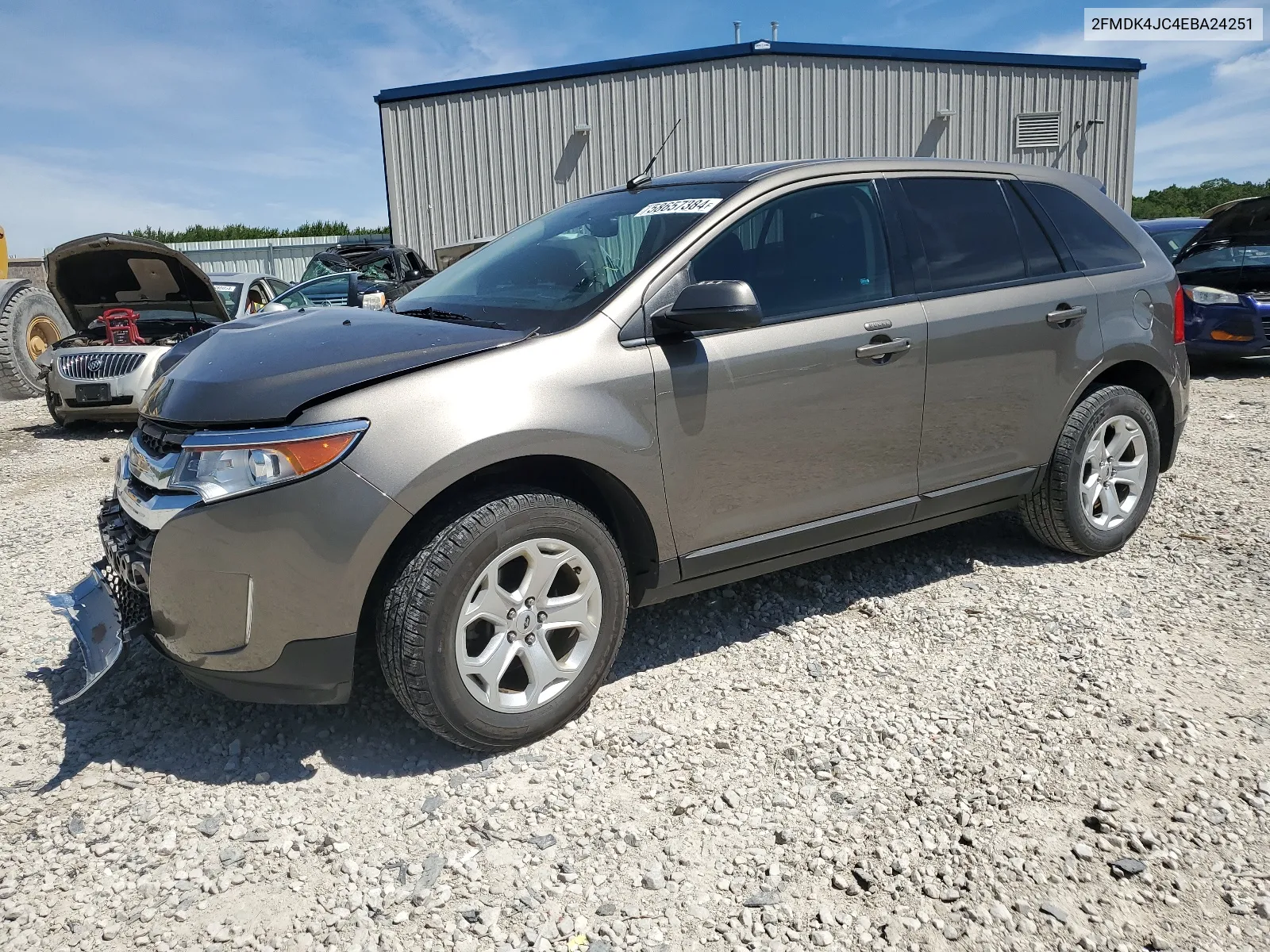 2014 Ford Edge Sel VIN: 2FMDK4JC4EBA24251 Lot: 58657384